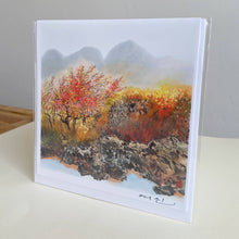 Load image into Gallery viewer, Bloom Through Laughter (signed 5 1/4 x 5 1/4 greeting card print)