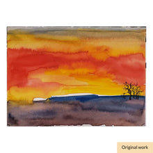 Load image into Gallery viewer, Sunset (signed 5 x 7 greeting card print)
